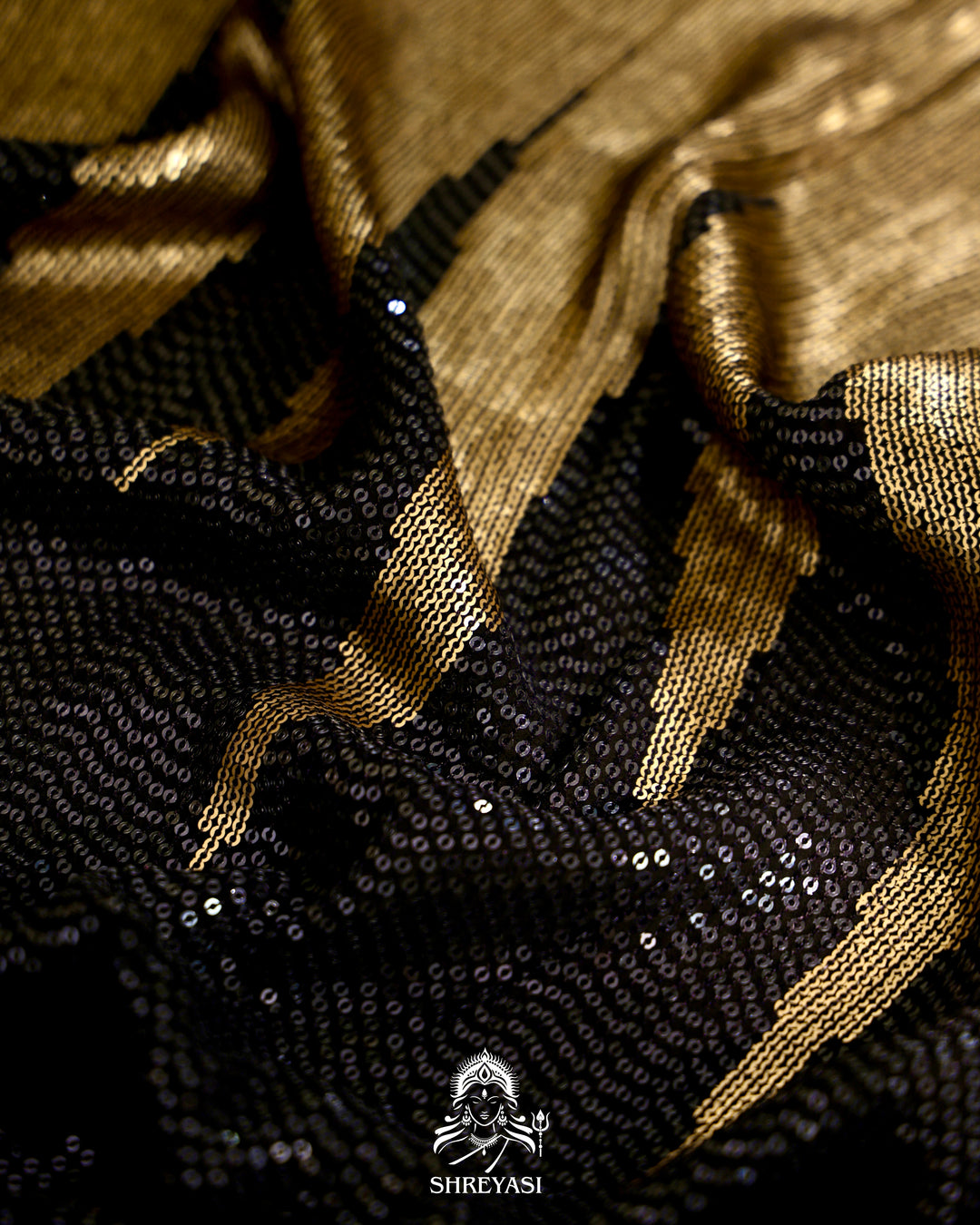 Georgette Sequin Saree