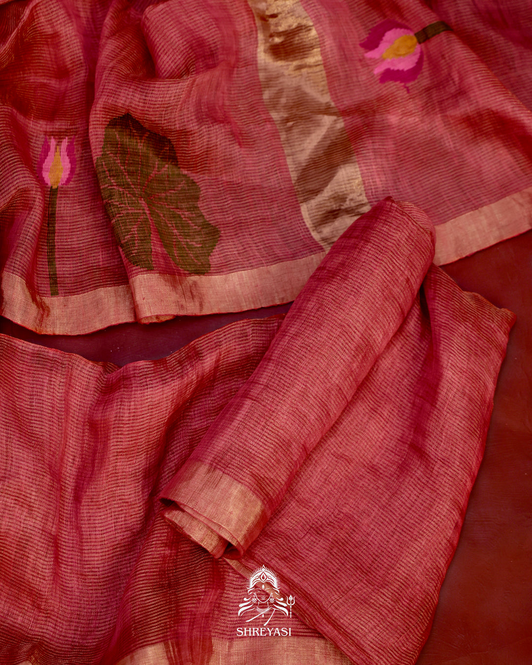 Silk Linen Saree
