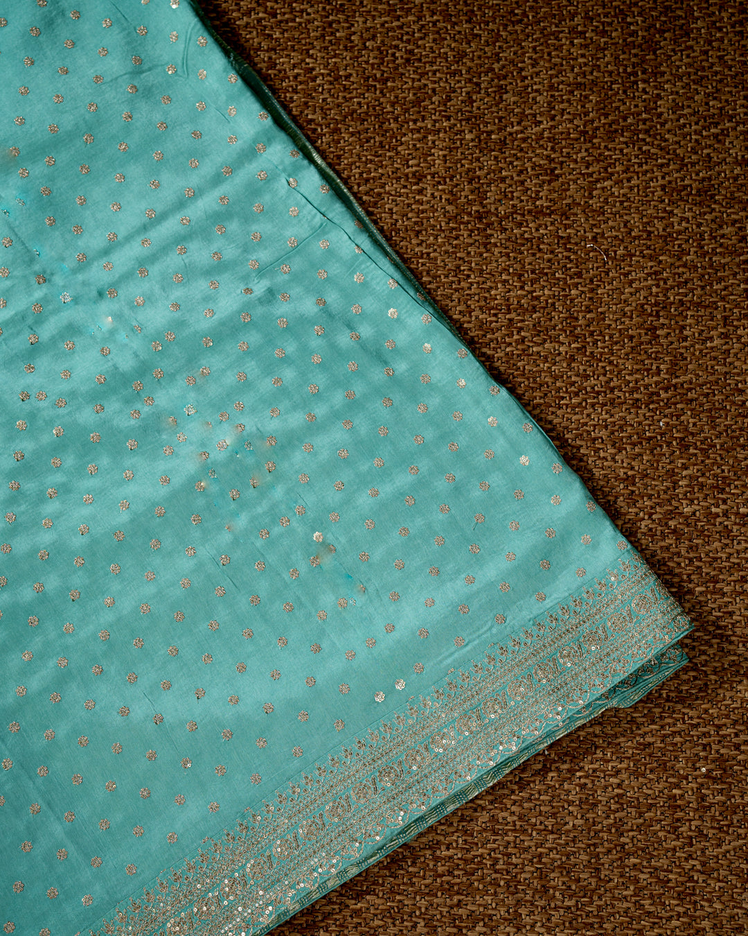 Pure Georgette Silk Saree with Heavy Embroidered Borders and Blouse