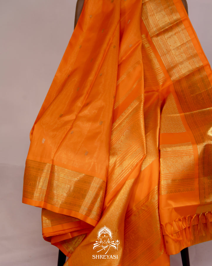 Handloom Kanjivaram Silk Saree with Real Zari