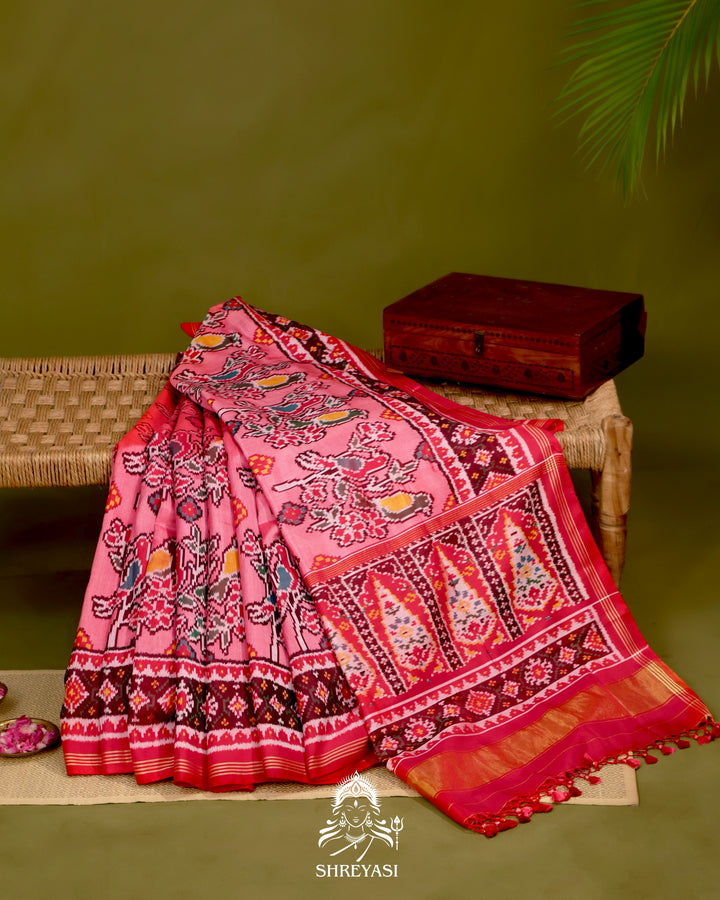 Handloom Pure Rajkot Patola Silk Saree