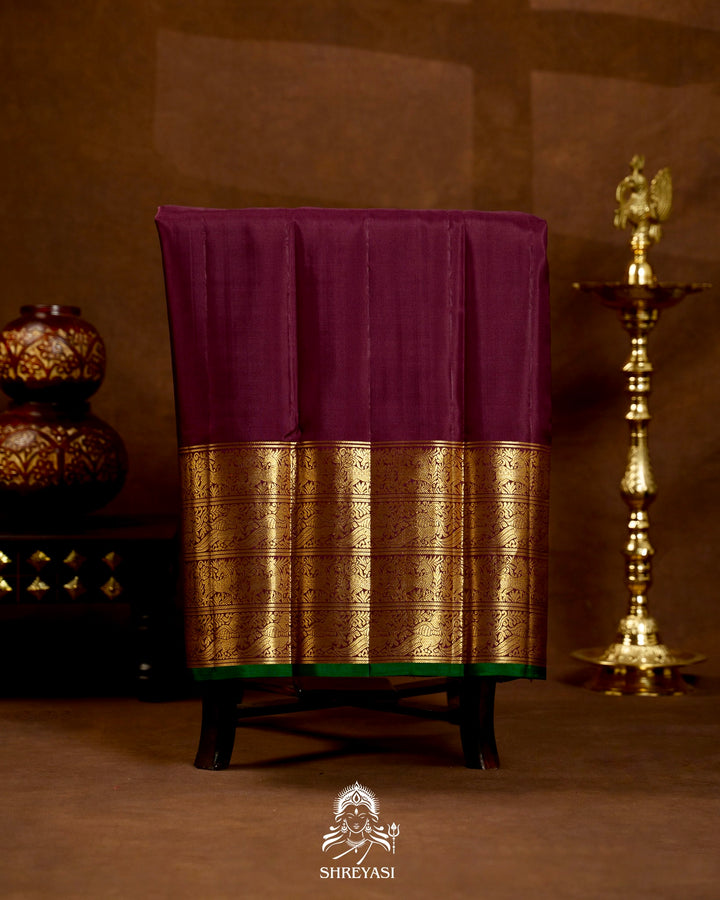 Handloom Pure Kanjivaram Silk Saree in Real Zari