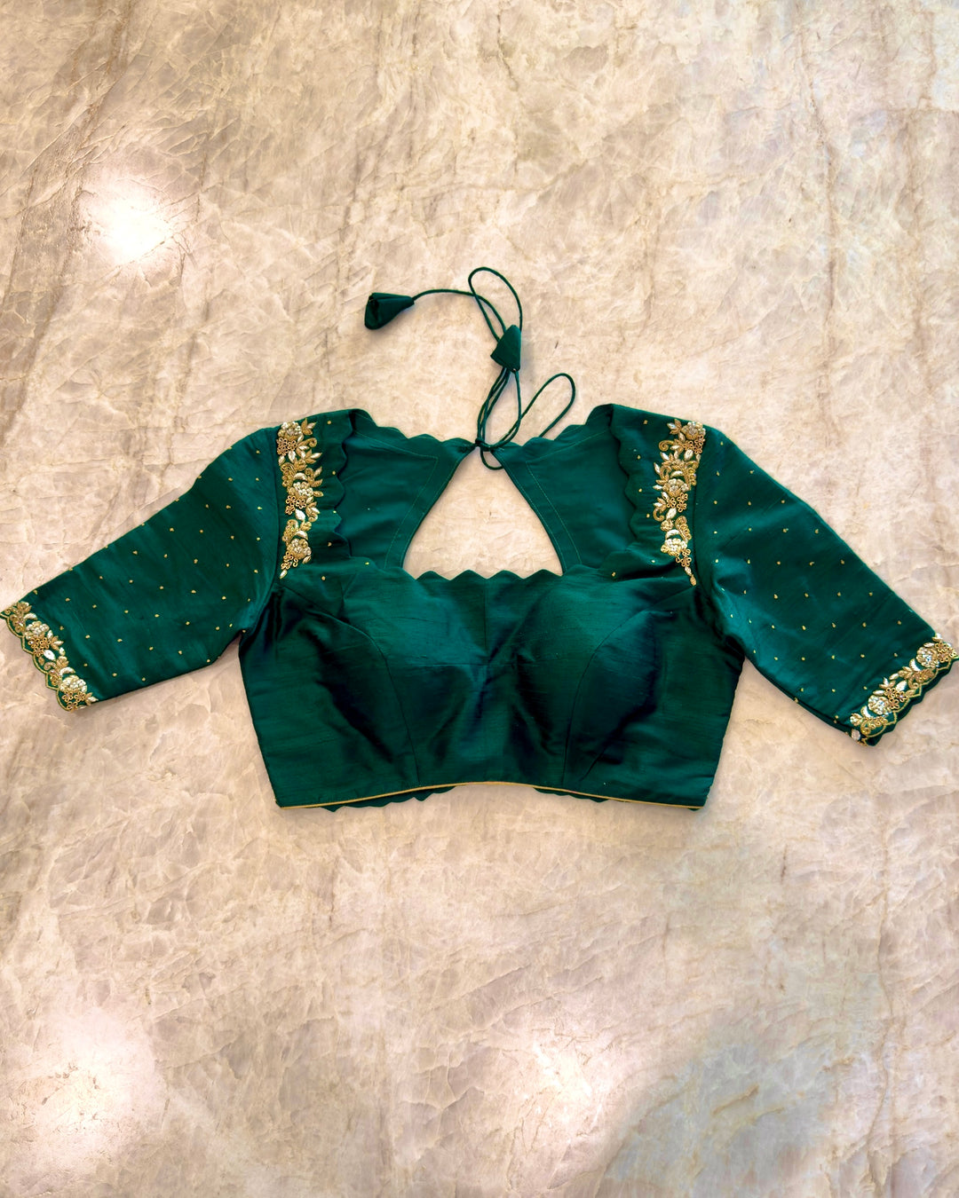 Chanderi Silk Saree with Meenakari Weaving