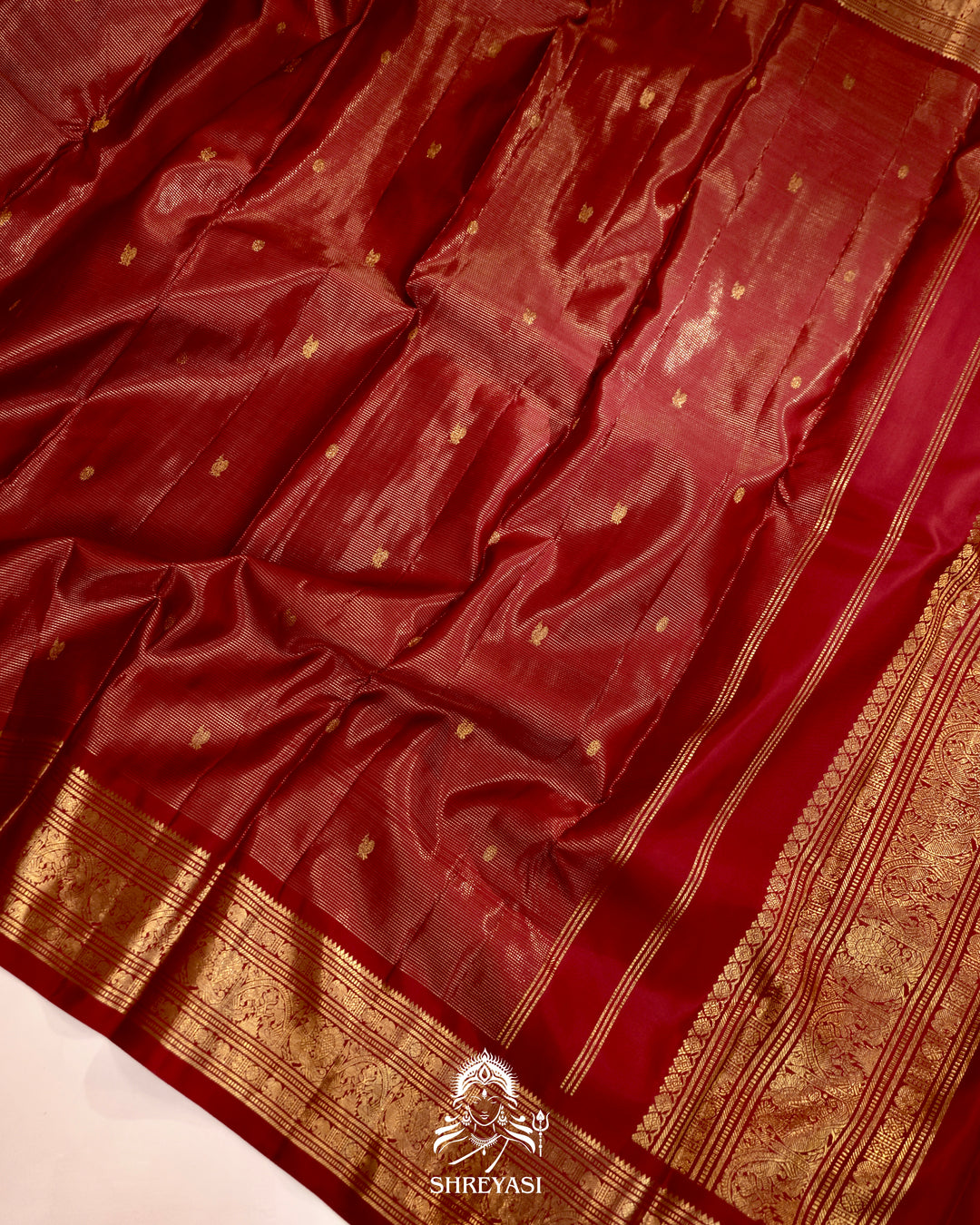 Handloom Kanjivaram Silk Saree with Real Zari