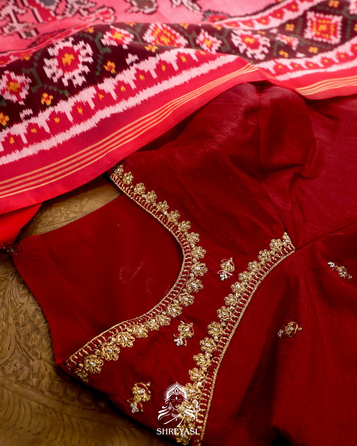 Handloom Pure Rajkot Patola Silk Saree