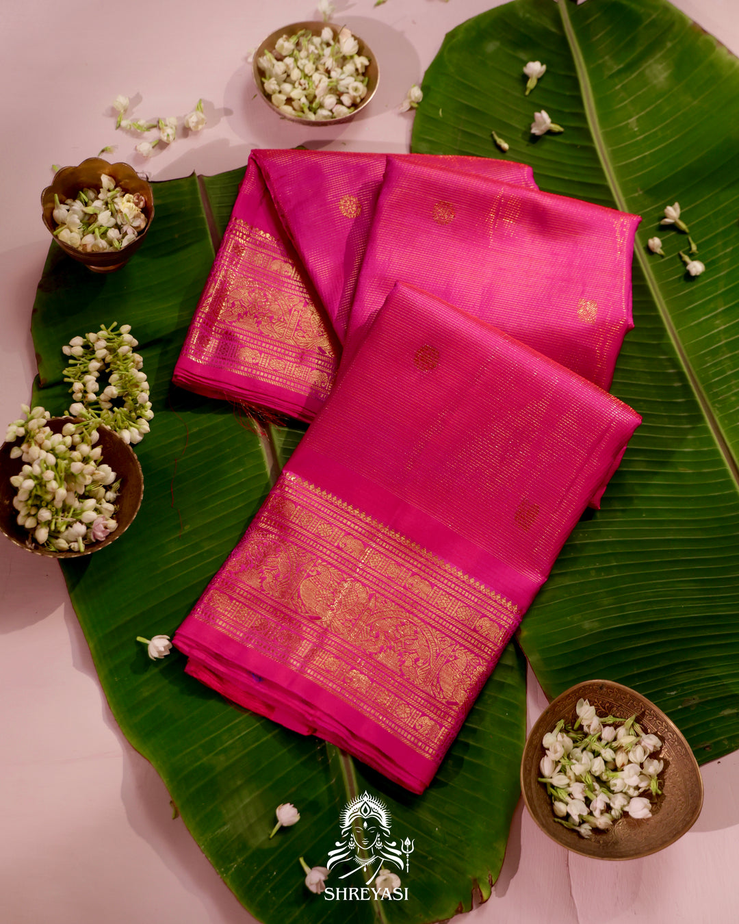 Handloom Kanjivaram Silk Saree with Real Zari