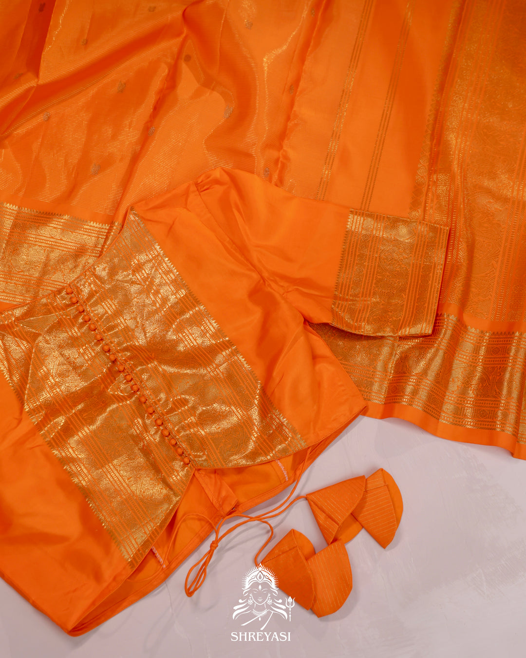 Handloom Kanjivaram Silk Saree with Real Zari