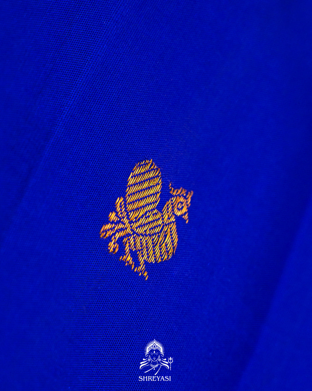 Royal Blue Handloom Pure Kanjivaram Silk Saree