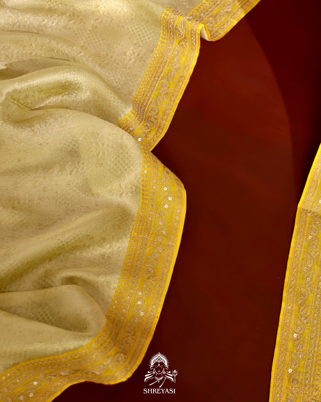 Banarasi Brocade Tissue Saree with Mashru Silk Blouse