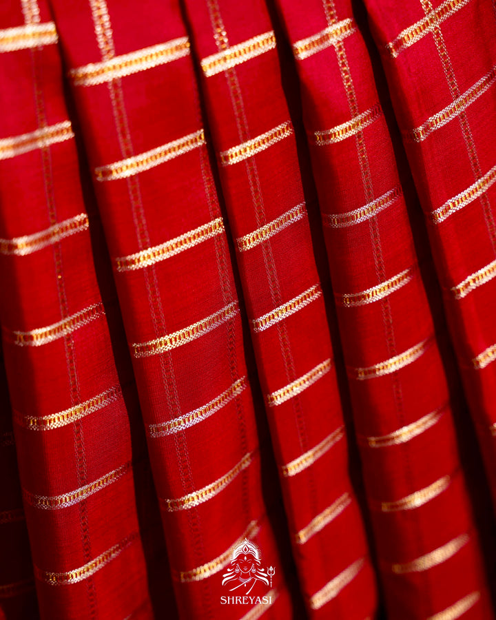 Handloom Pure Kanjivaram Silk Saree with Real Zari