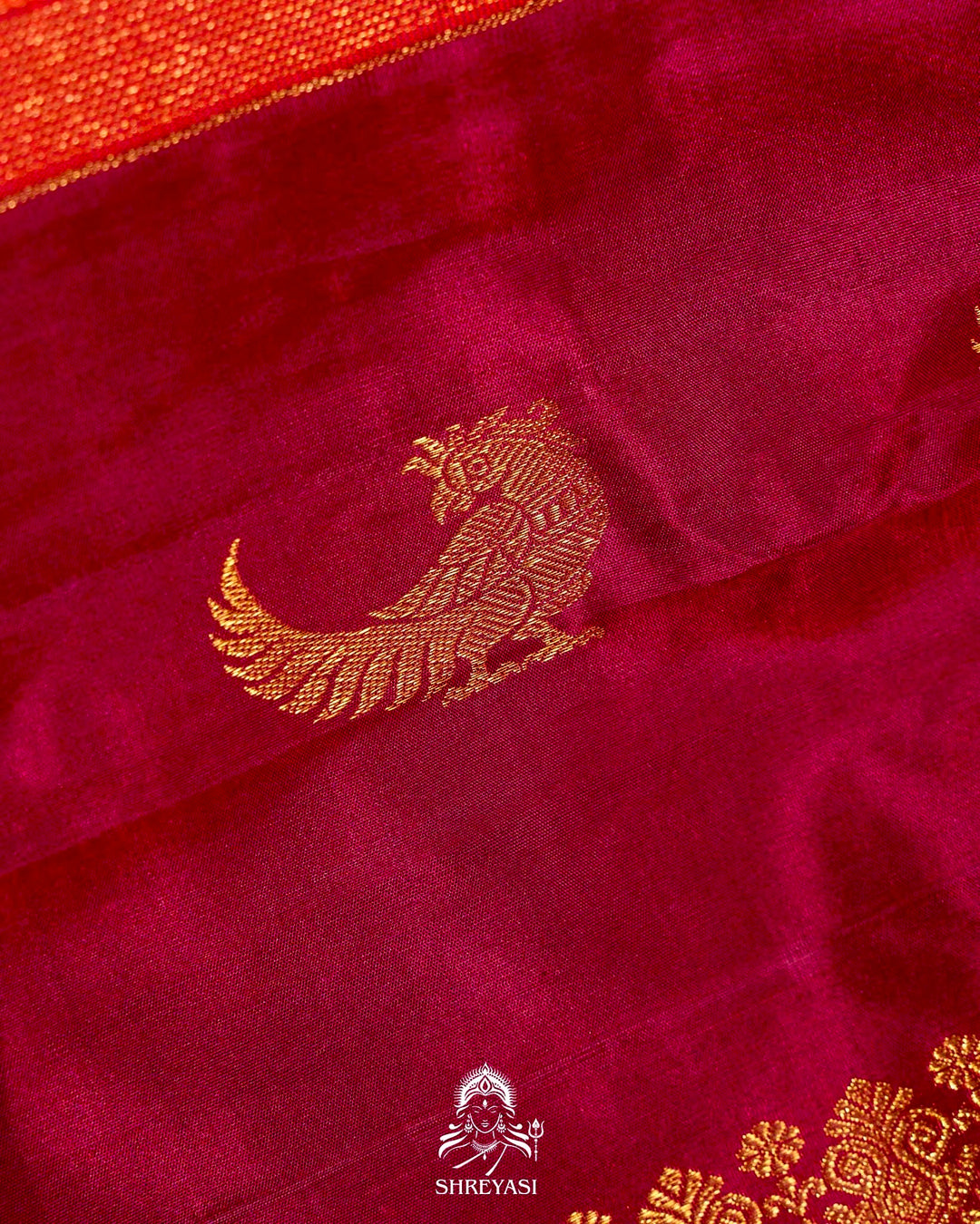 Handloom Pure Kanjivaram Silk Sarees with Real Zari and Hand Painted Tanjore Art