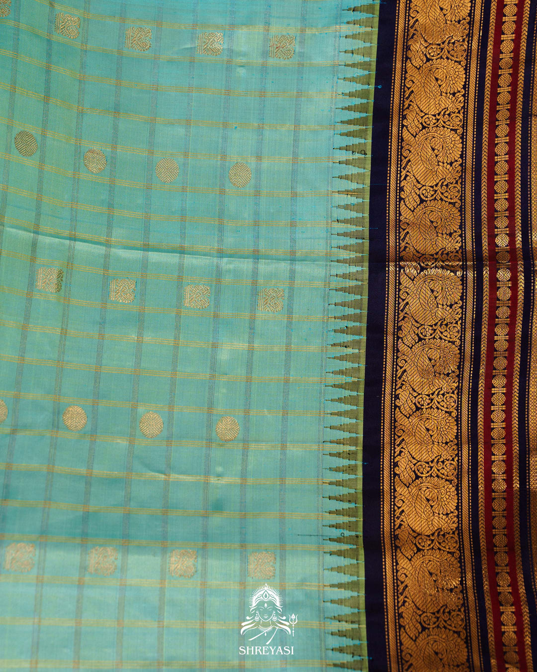 Handloom Pure Gadwal Silk Saree