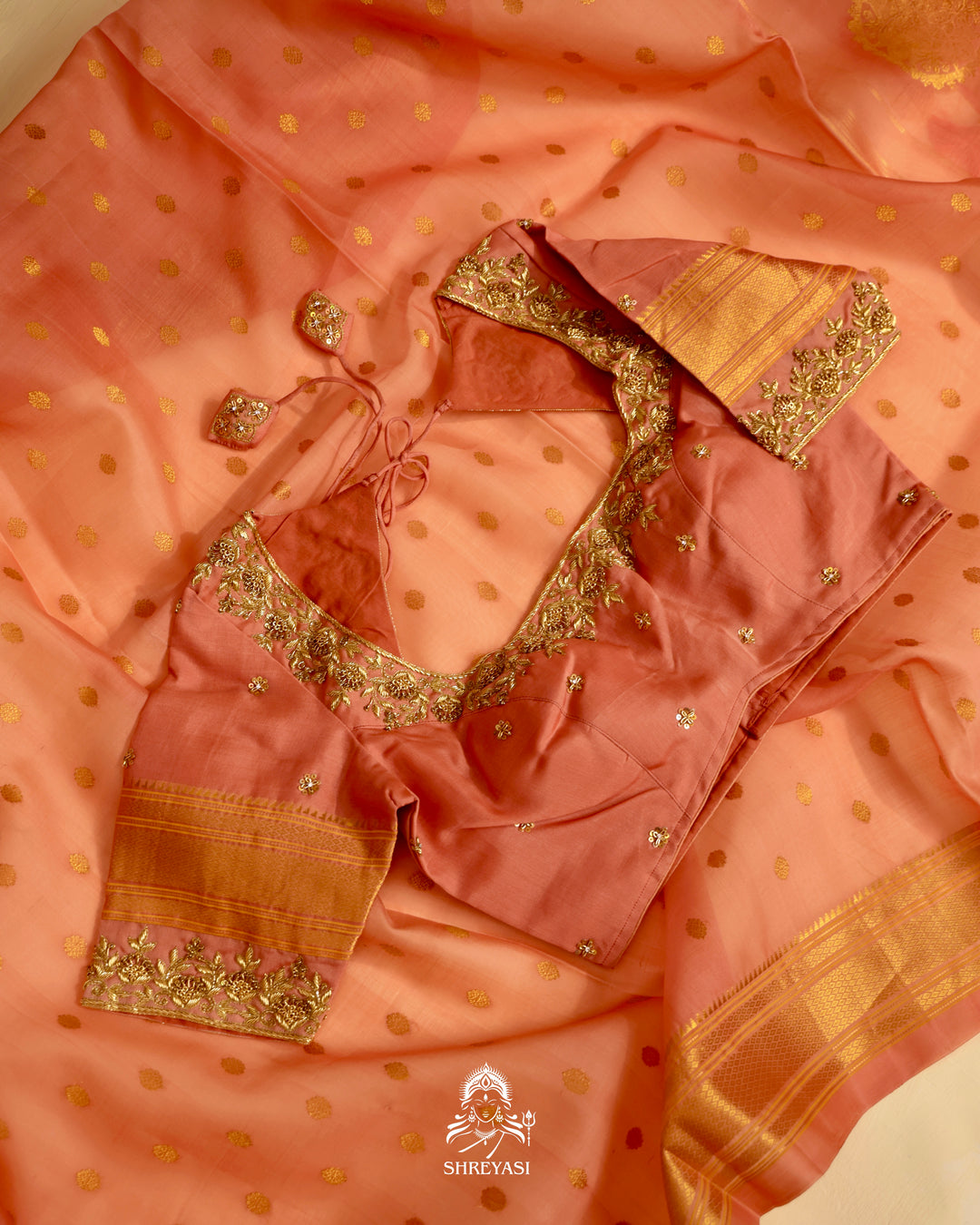 Paithani Gadwal Silk Saree with Paithani Border and Pallu