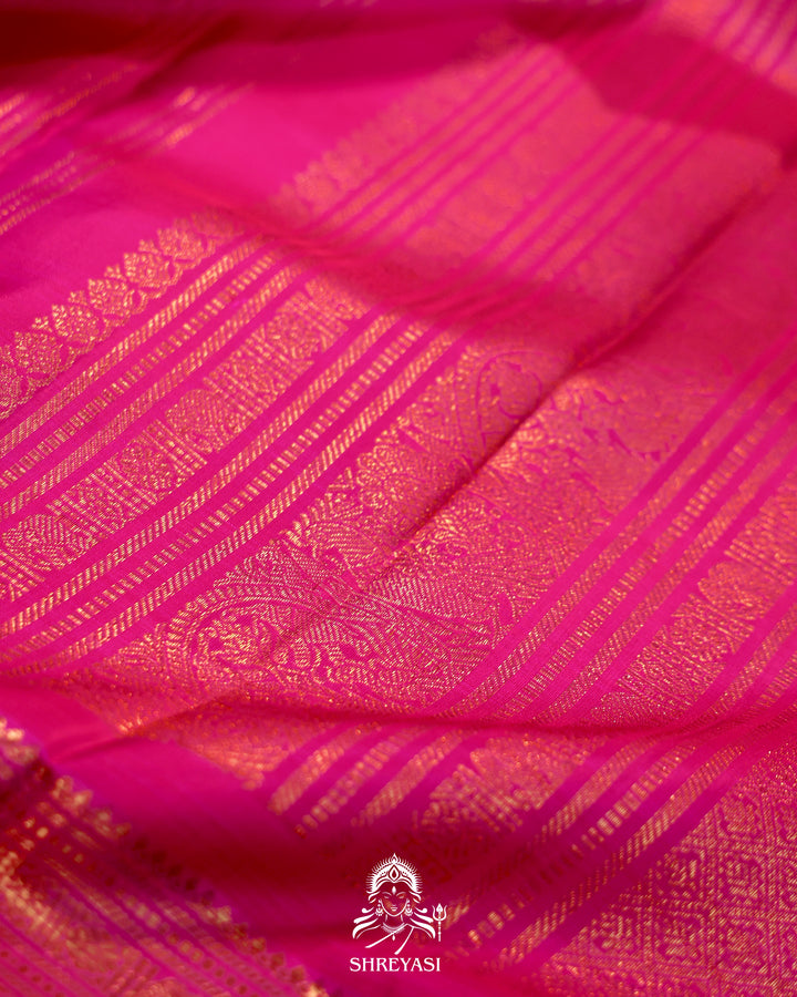 Handloom Kanjivaram Silk Saree with Real Zari