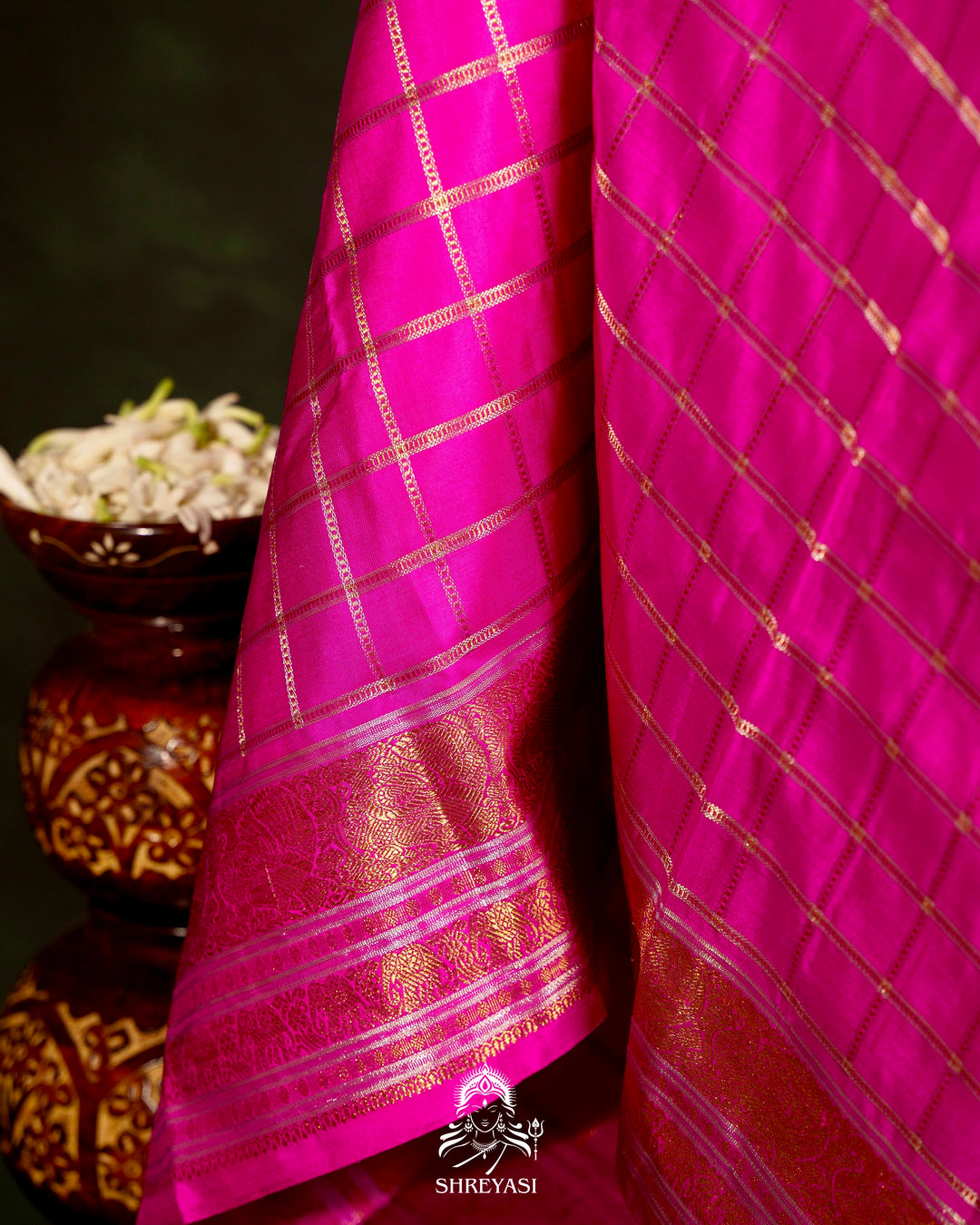 Handloom Pure Kanjivaram Silk Saree with Real Zari