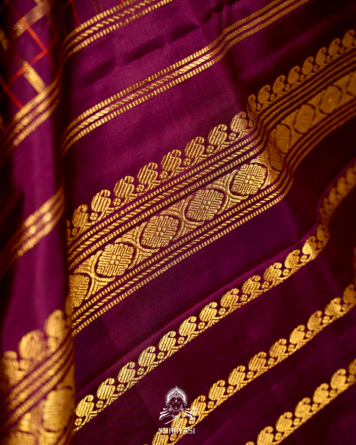 Handloom Pure Kanjivaram Silk Saree with Real Zari