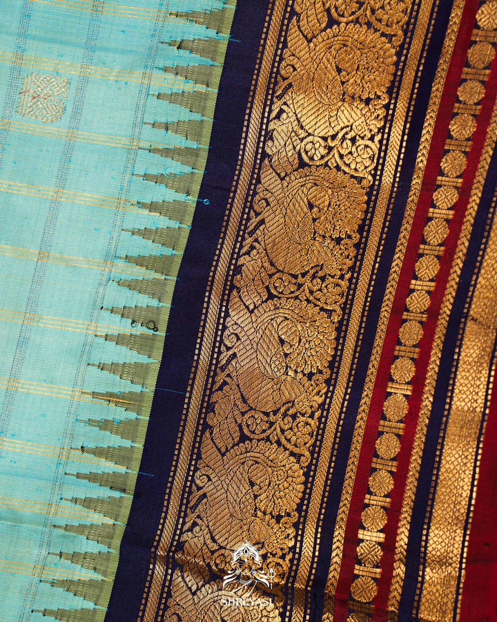Handloom Pure Gadwal Silk Saree