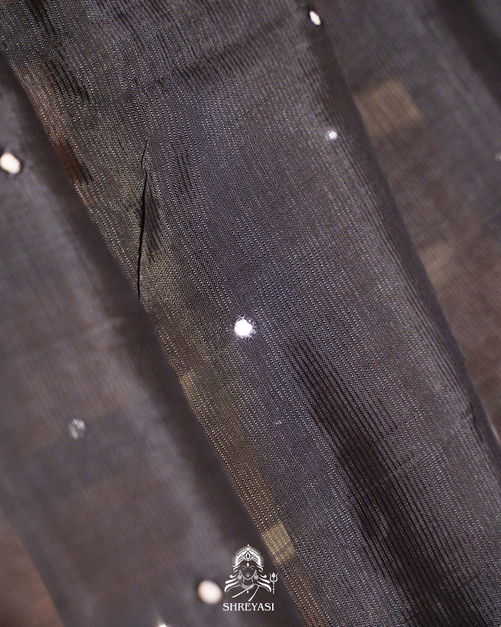Handloom Pure Mangalagiri Silk Sarees with Mirror Work & Embroidery | Pen Kalamkari Blouse