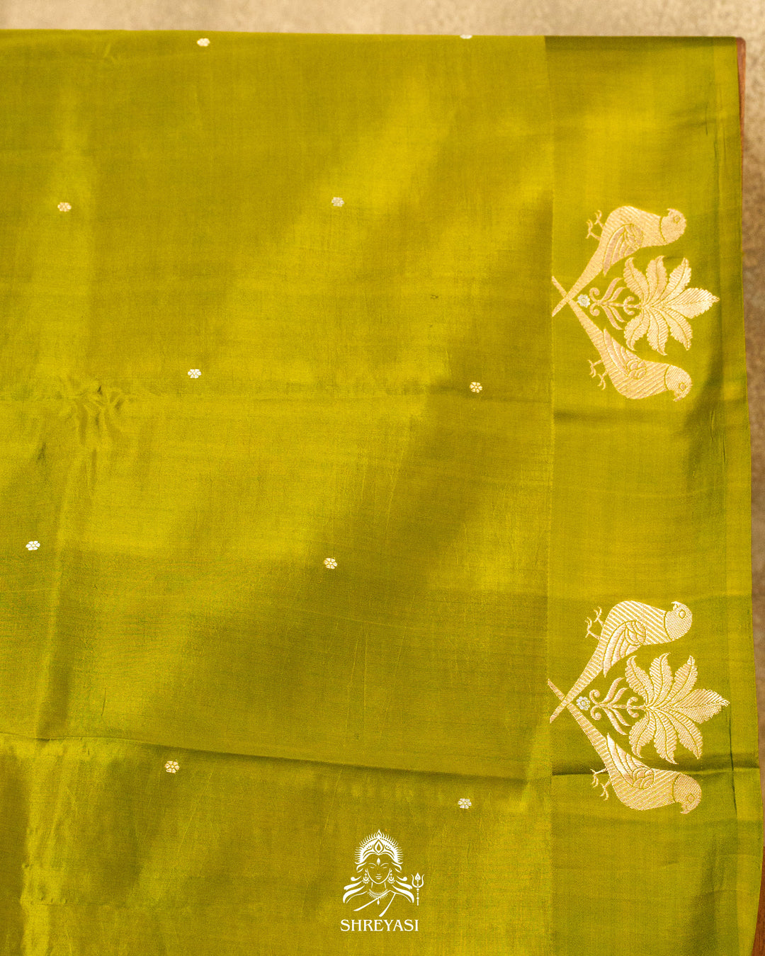 Pure Banarasi Soft Silk Saree with Mashru Border