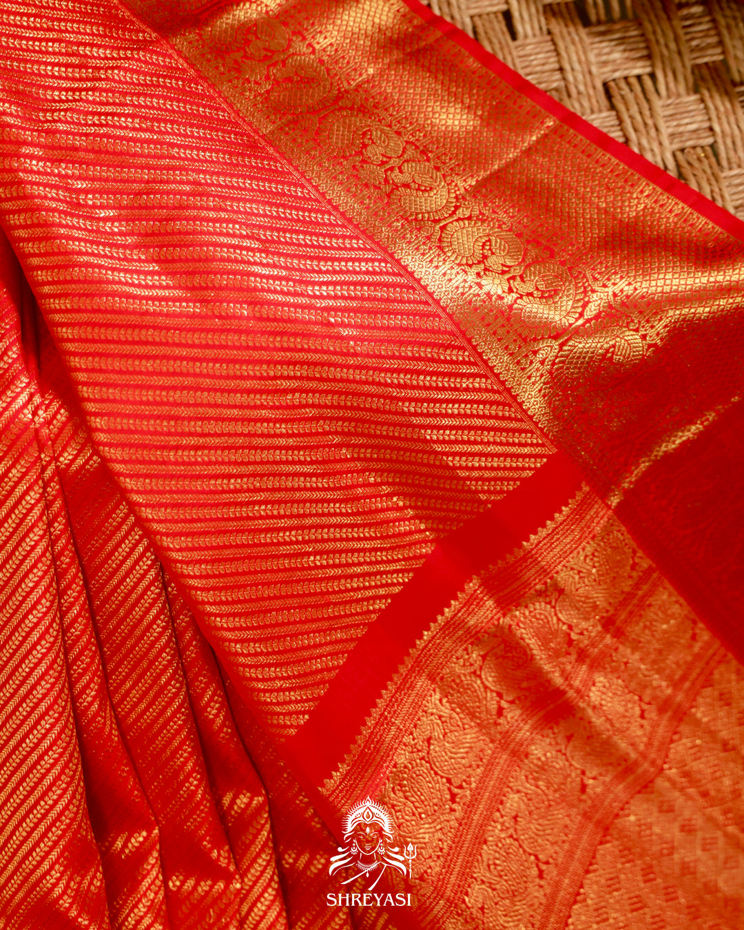 Kanjivaram Silk Saree with Real Zari