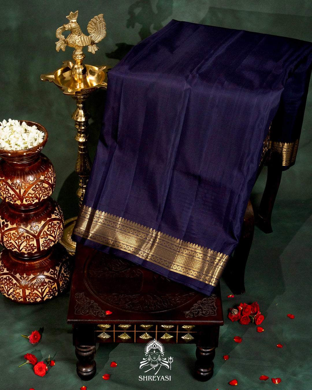 Handloom Pure Kanjivaram Silk Saree with Real Zari