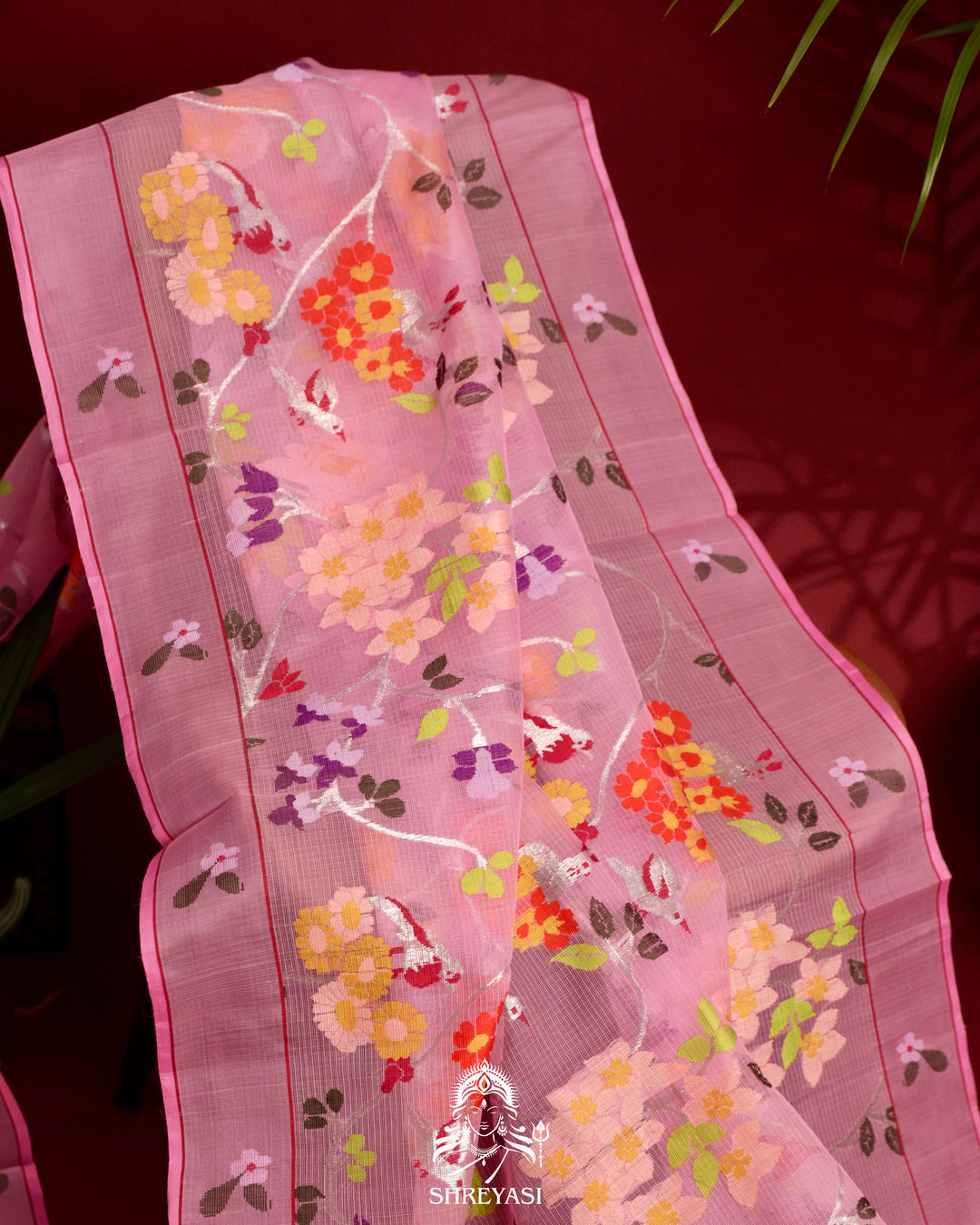Kota Saree with Full Jaal Weaving