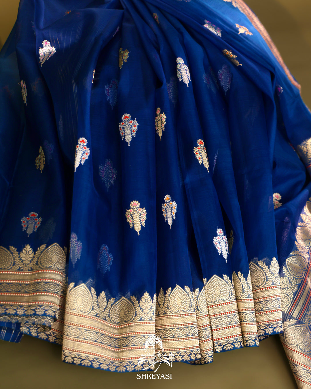 Banarasi Ektara Kora Silk Saree