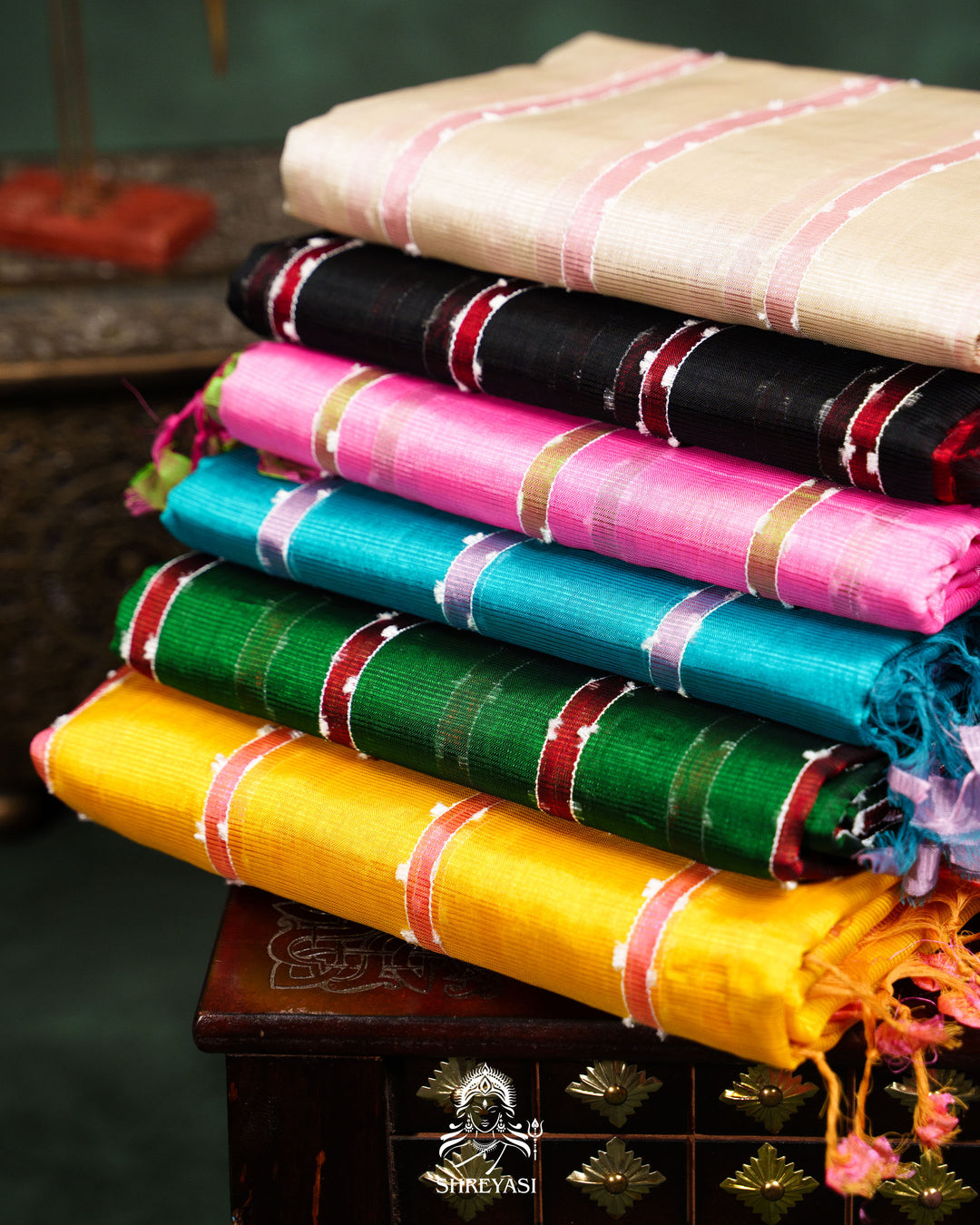 Handloom Pure Mangalagiri Silk Saree