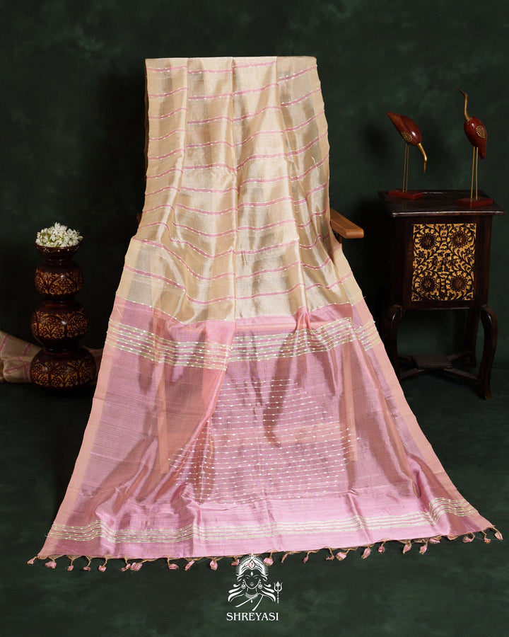 Handloom Pure Mangalagiri Silk Saree
