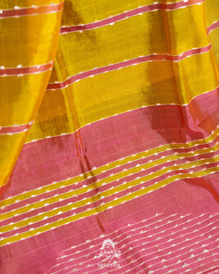 Handloom Pure Mangalagiri Silk Saree