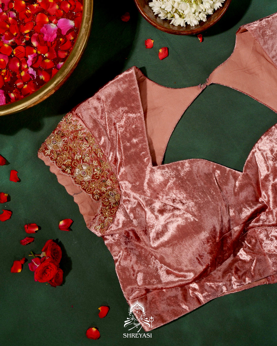 Banarasi Ektara Kora Tissue Silk Saree with Embroidered Blouse
