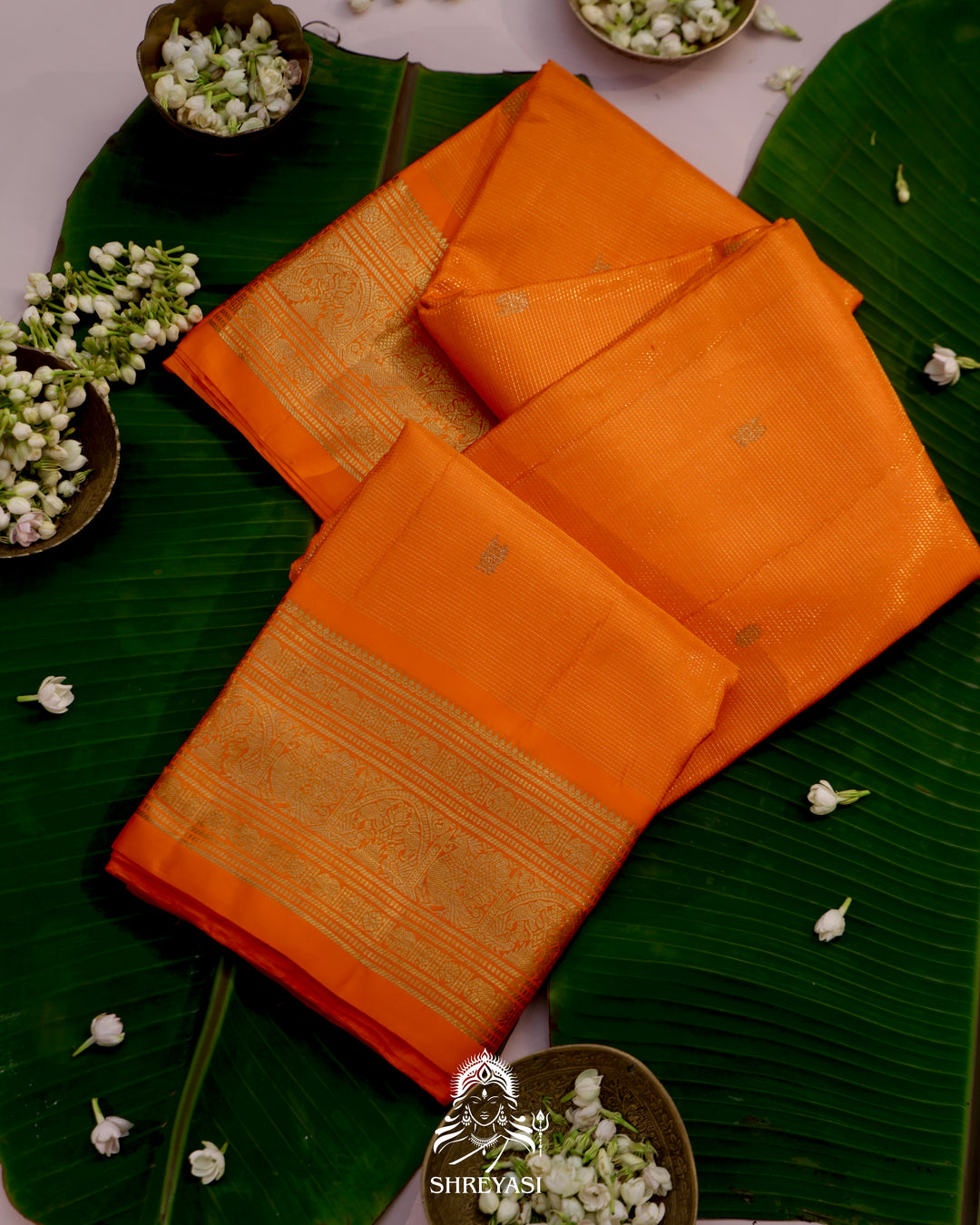 Handloom Kanjivaram Silk Saree with Real Zari