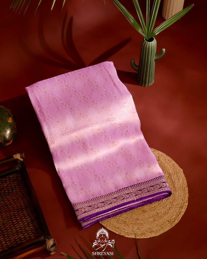 Banarasi Brocade Tissue Saree with Mashru Silk Blouse