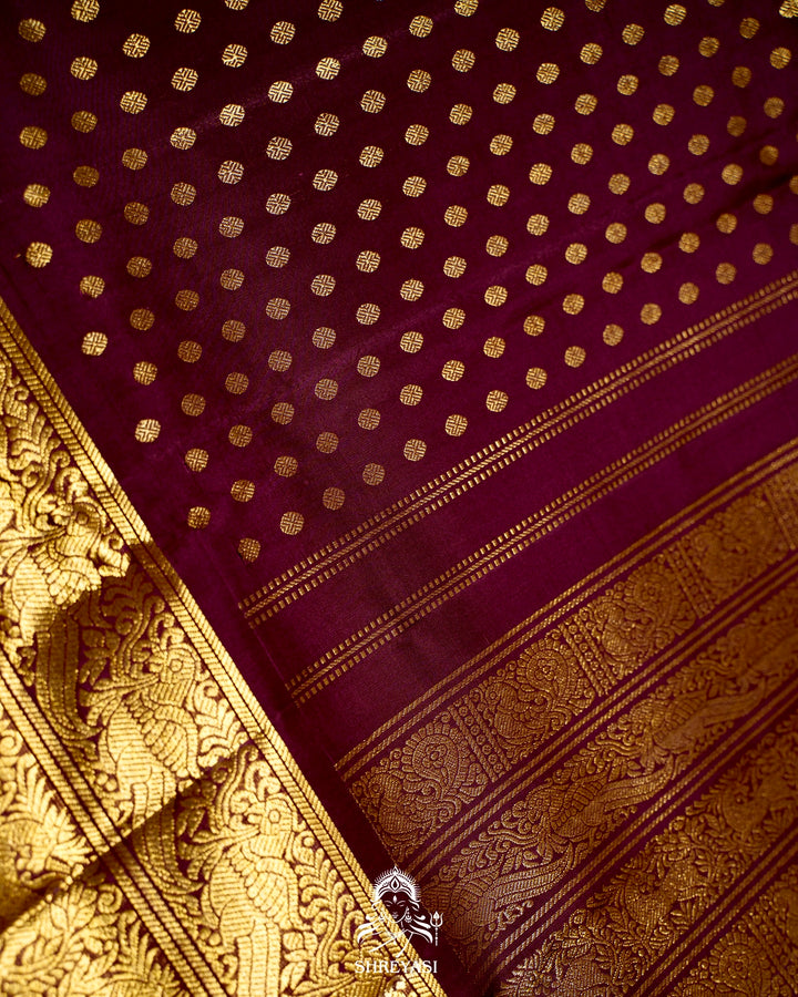 Handloom Pure Kanjivaram Silk Saree in Real Zari