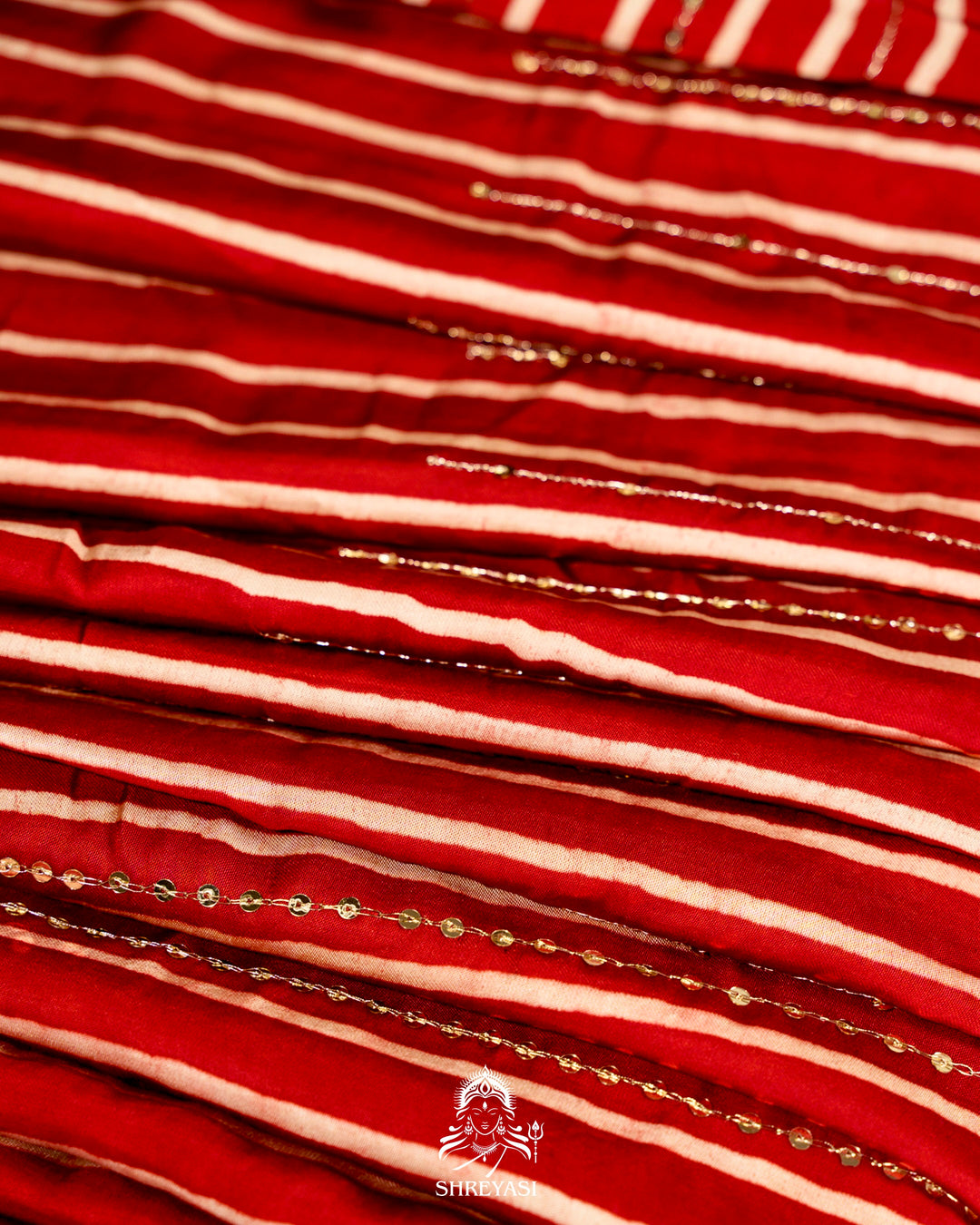 Handloom Pure Modal Silk Ajrakh Hand Block Printed Saree with Natural Dyes, All Over Aari Embroidery & Embroidered Borders
