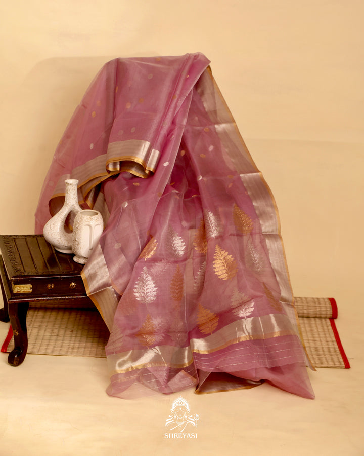 Chanderi Katan Silk Saree