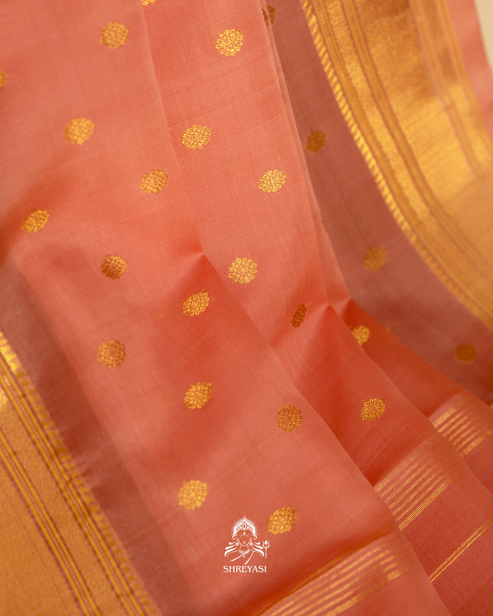 Paithani Gadwal Silk Saree with Paithani Border and Pallu