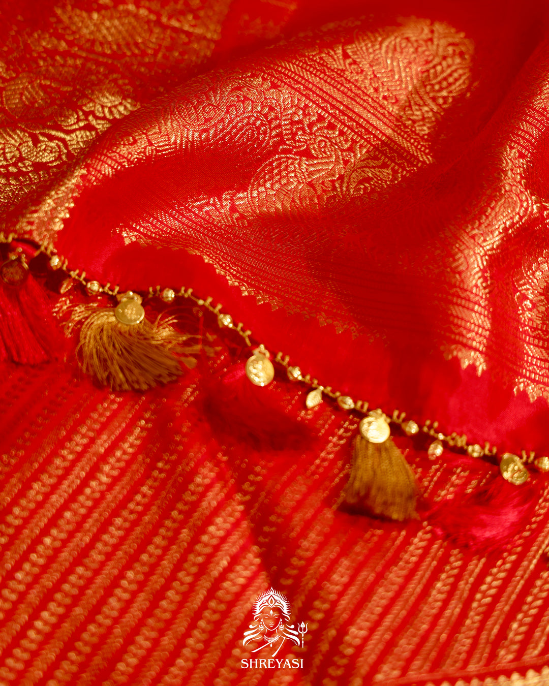 Kanjivaram Silk Saree with Real Zari