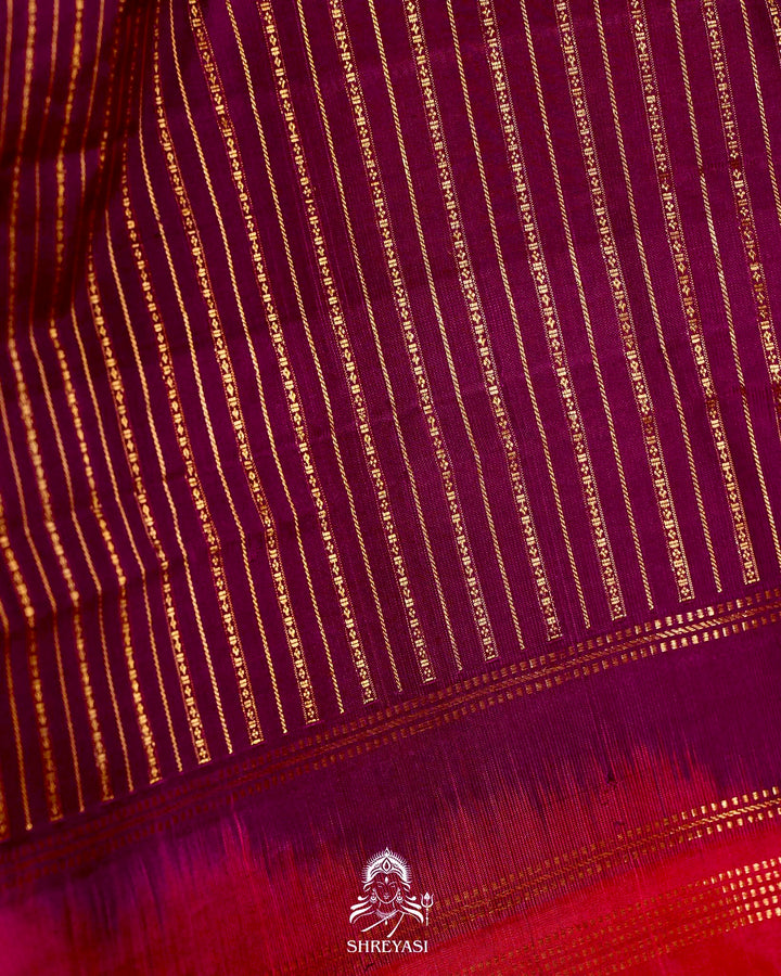 Handloom Pure Kanjivaram Silk Sarees with Real Zari and Hand Painted Tanjore Art