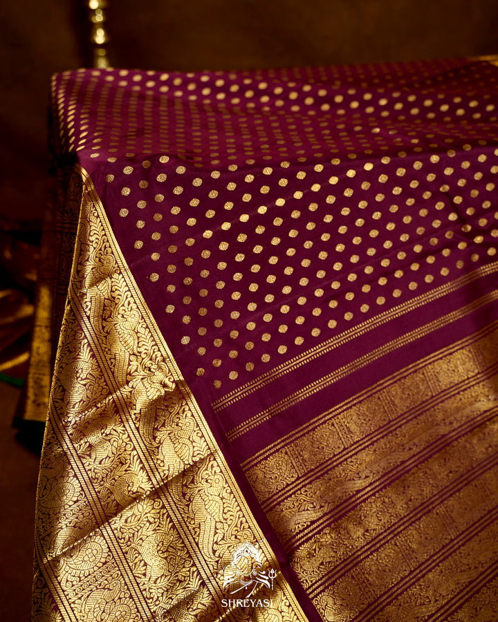 Handloom Pure Kanjivaram Silk Saree in Real Zari
