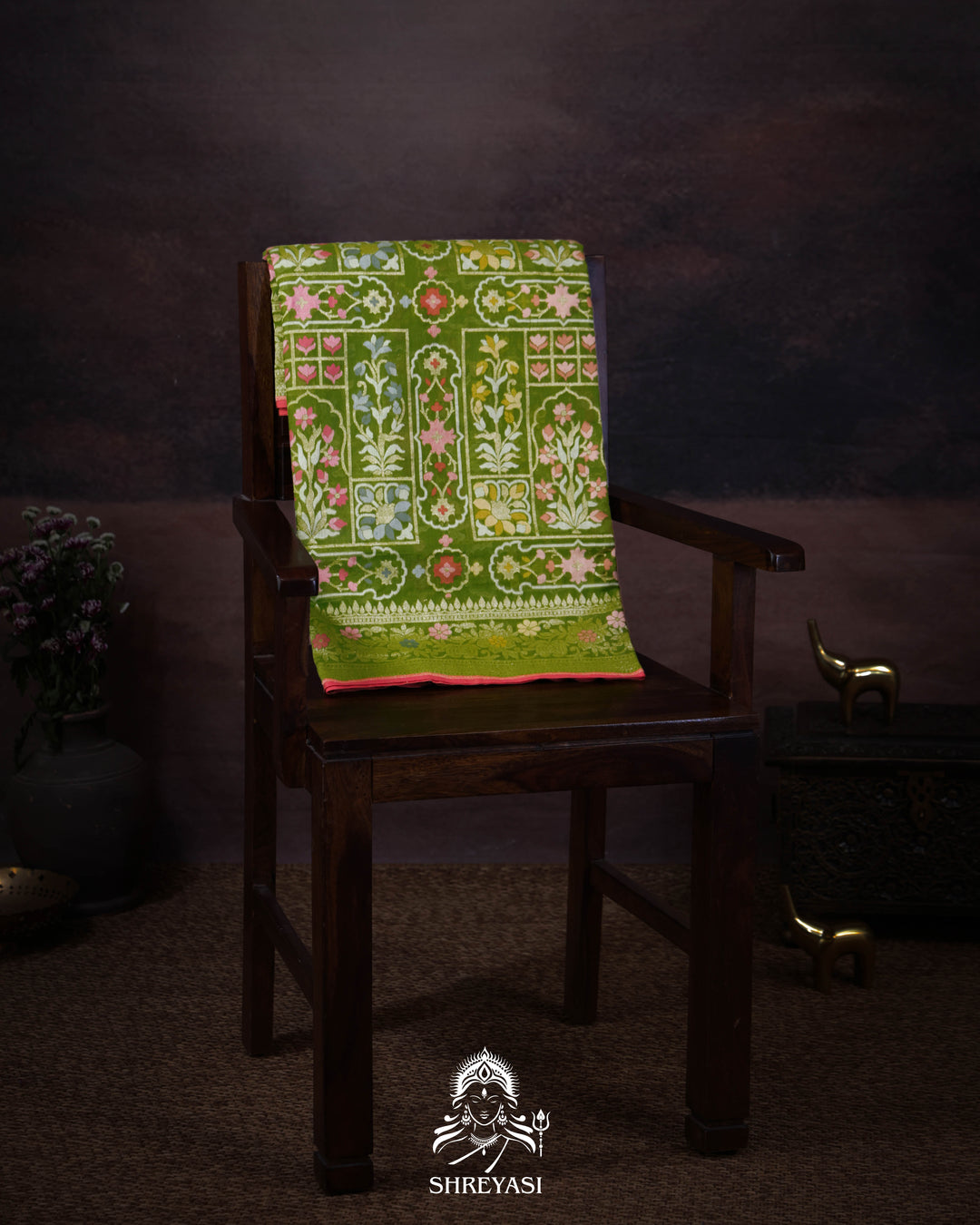 Handloom Banarasi Pure Cotton Jamdani Saree