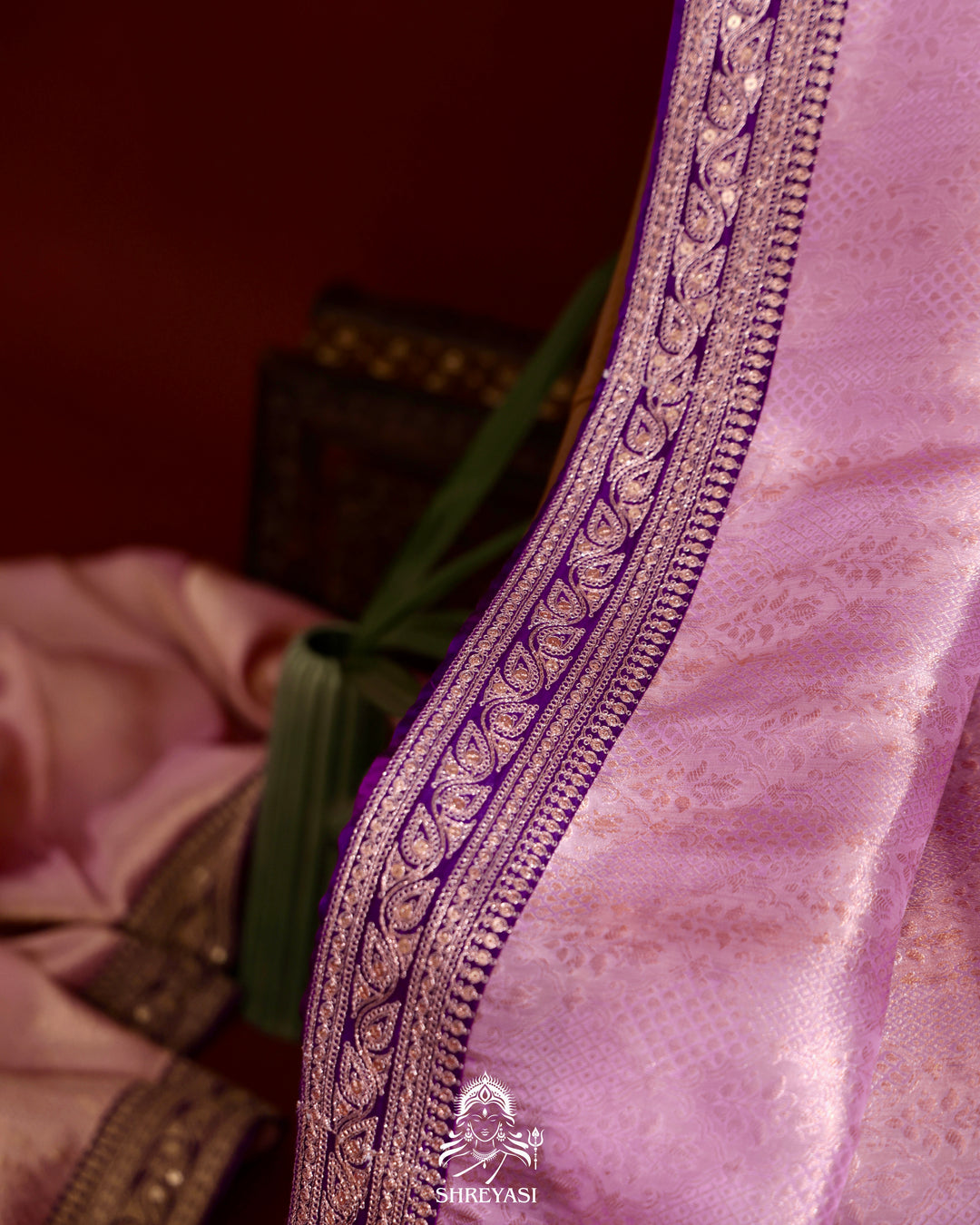 Banarasi Brocade Tissue Saree with Mashru Silk Blouse