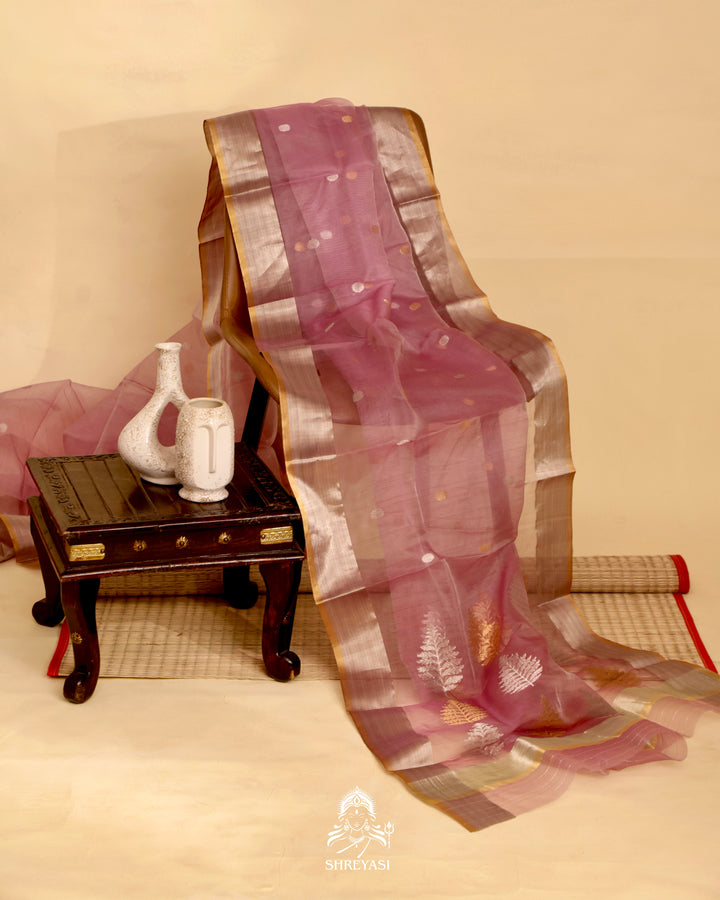 Chanderi Katan Silk Saree