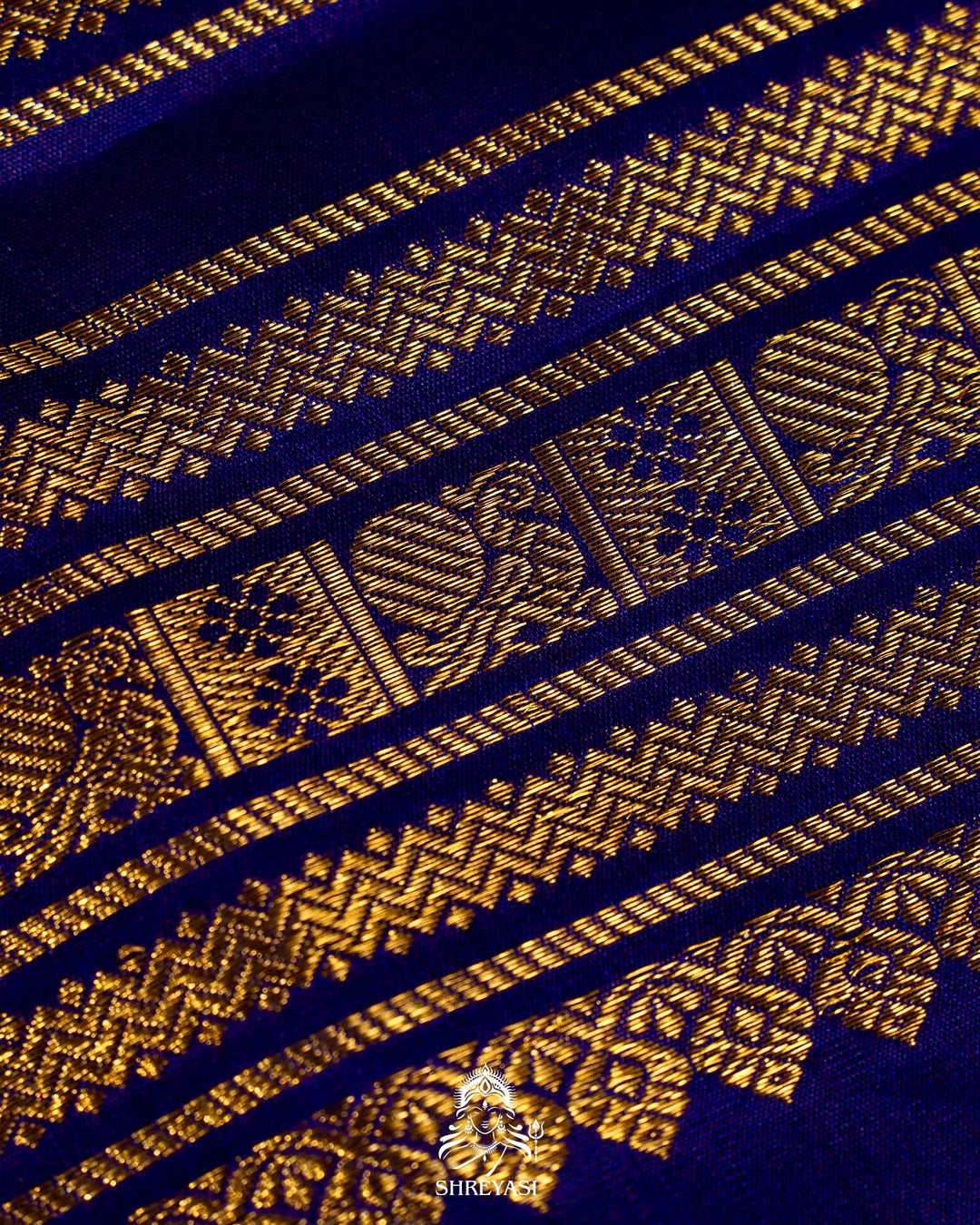 Handloom Pure Kanjivaram Silk Sarees with Real Zari and Hand Painted Tanjore Art