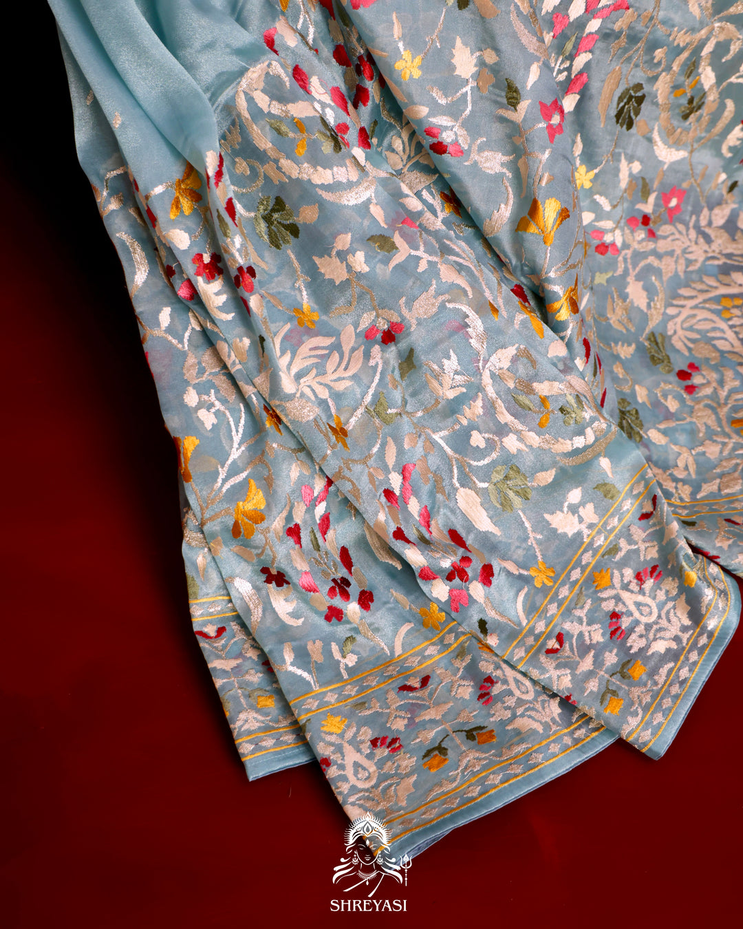 Tissue Georgette Saree