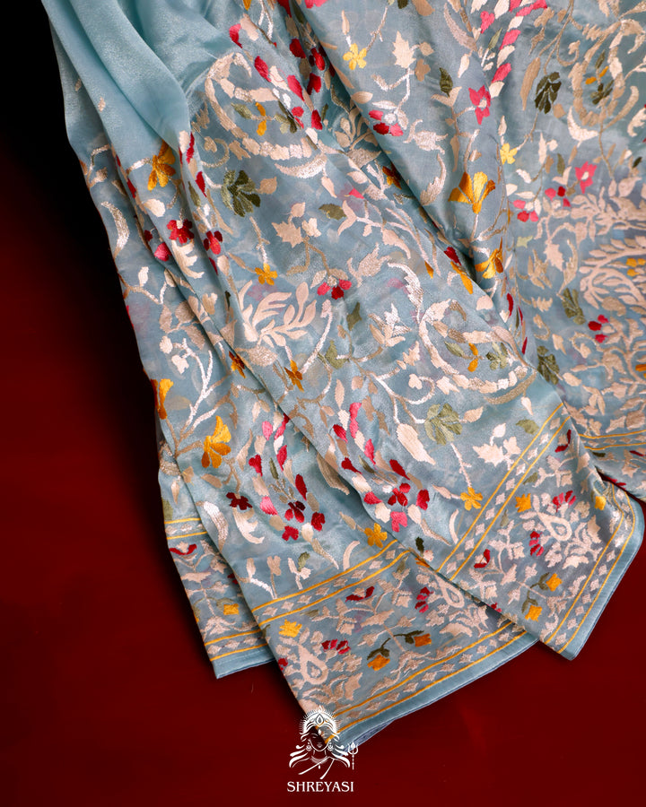 Tissue Georgette Saree