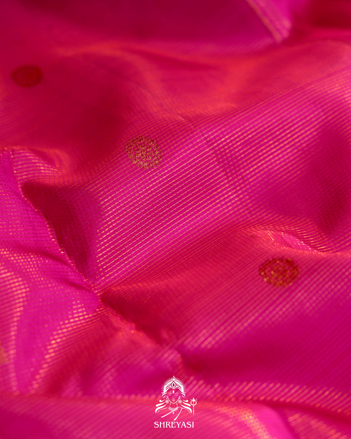 Handloom Kanjivaram Silk Saree with Real Zari