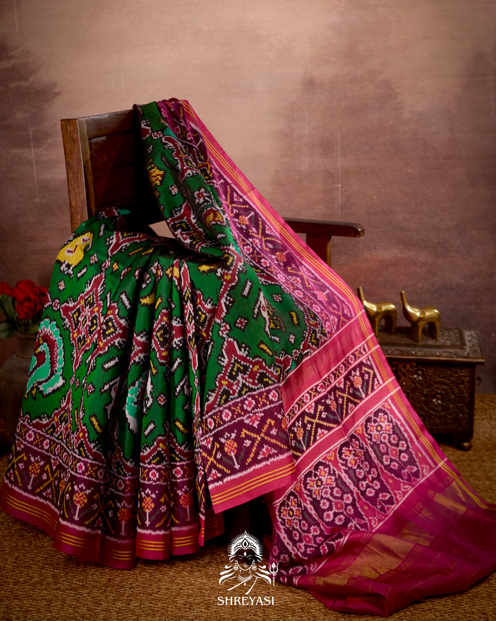 Handloom Pure Rajkot Patola Silk Saree