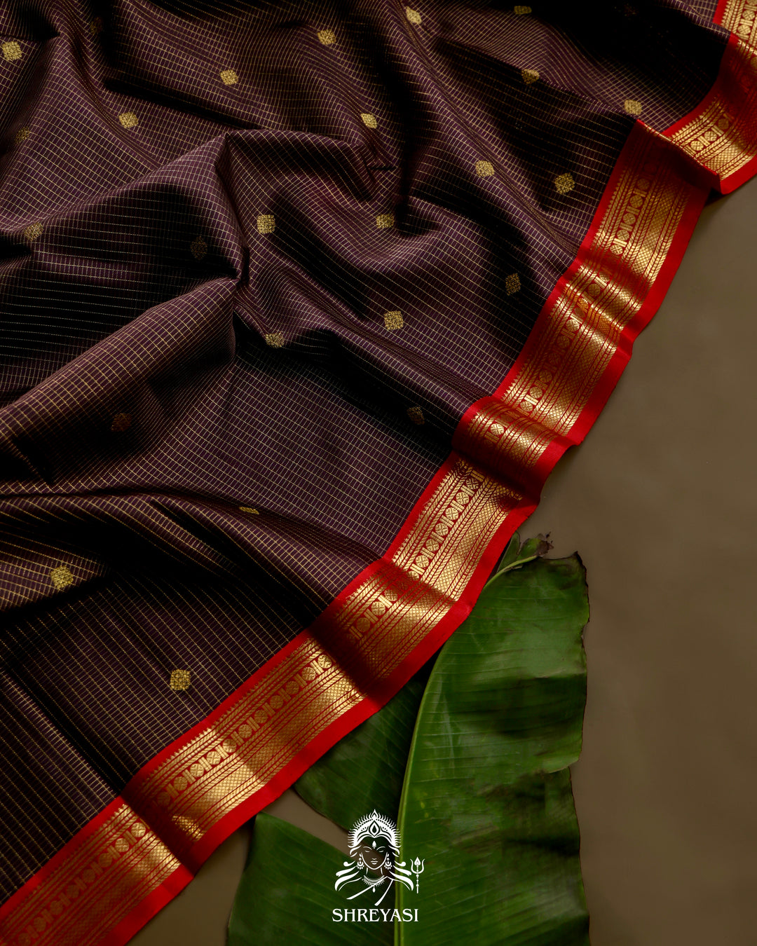 Kanjivaram Silk Saree with Real Zari and Vairoosi Weaving