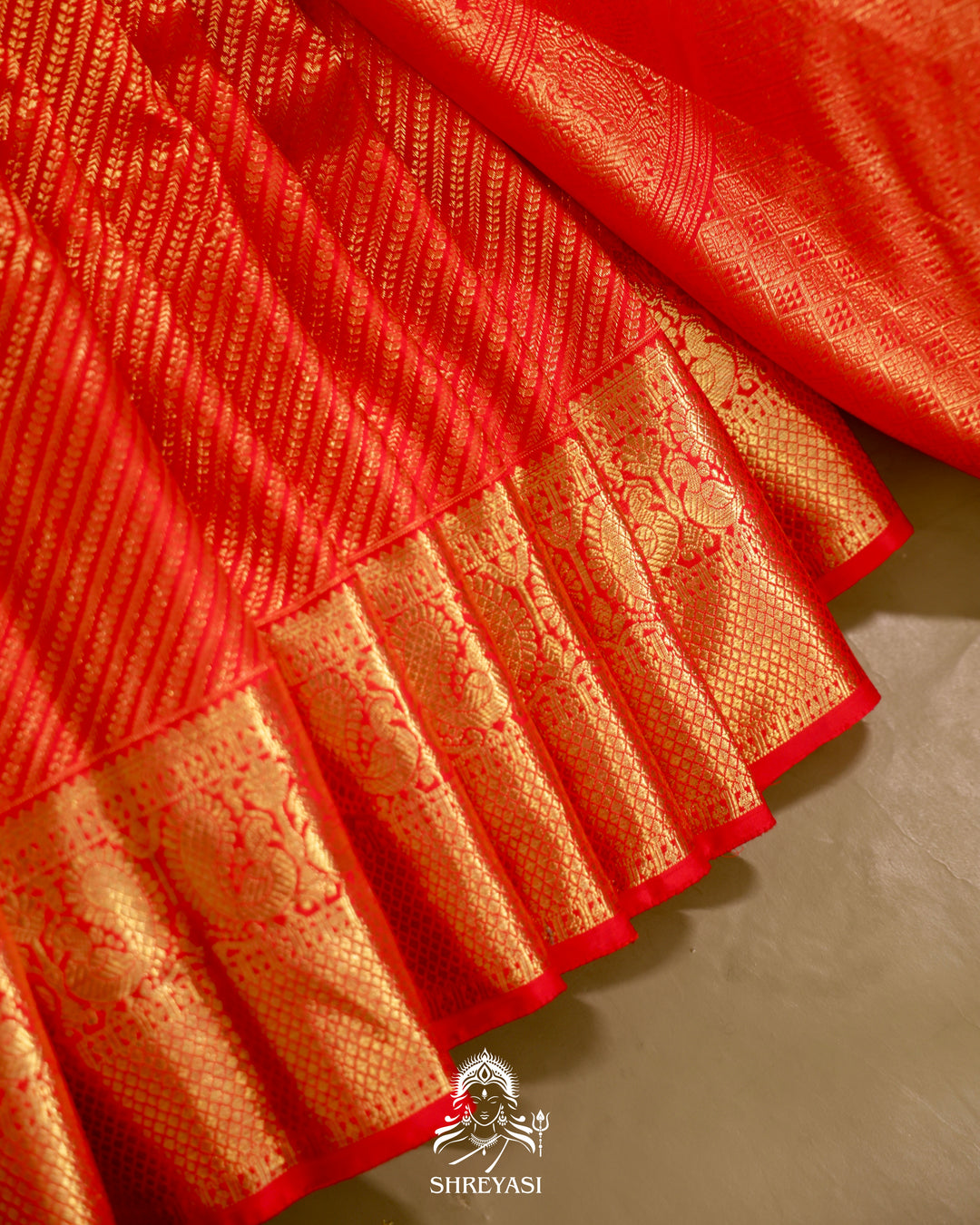 Kanjivaram Silk Saree with Real Zari